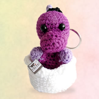 Llaveros tejidos personalizados. Talykí Taller de Tejidos y diseño textil