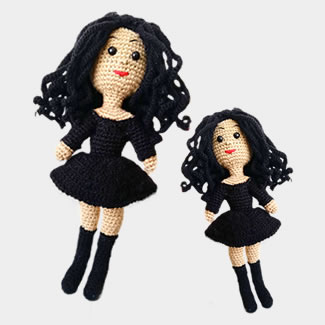 Bailarinas en crochet. Muñecos tejdos personalizados. Talykí Taller de Tejidos y diseño textil