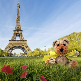 Oso tejido amigurumi. Muñecos tejdos personalizados. Talykí Taller de Tejidos y diseño textil